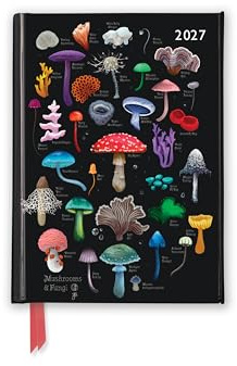 Anna Stead - Champignons und Pilze - Taschenkalender 2027: Original Flame Tree Publishing-Pocket Diary [Taschenkalender]