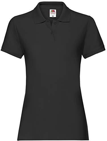 Fruit of the Loom: Lady-Fit Premium Polo 63-030-0, Größe:M (12);Farbe:Black