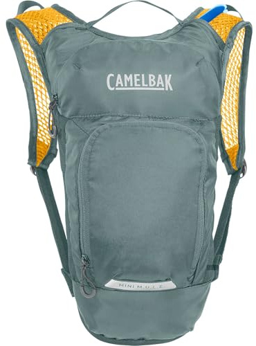 CAMELBAK Kinder Mini M.U.L.E. 3,5L + 1,5L Trinkrucksack, Stormy sea/Mango