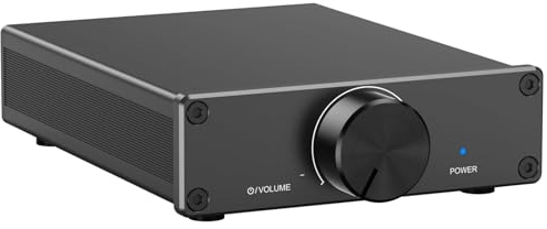 Mini Verstärker,300W×2 Stereo HiFi Verstärker mit TPA3255 Amp Chip & Austauschbare Op-Amps, Innovatives Wärmeabfuhrdesign,Audio Verstärker Class D mit Lautstärkeregelung,mit 32-V-Stromversorgung