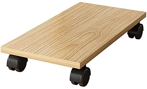 Guoyoocc Soporte De Torre MóVil,Soporte Pc Bajo Mesa con 4 Ruedas Giratorias,Soporte Ordenador Sobremesa para Mejorar El Rendimiento De La Consola,para La Oficina