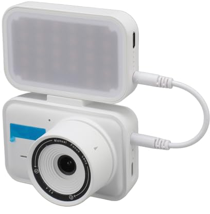 VBESTLIFE Zeitrafferkamera, Kabellose WiFi-Fernbedienung, 4 MP Zeitraffer-Videokamera mit Manuellem Fokus und LED-Fülllicht, 2,5 cm Makro