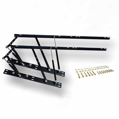 2 Pezzi Meccanismo di Sollevamento del Letto 1510 mm Ammortizzatori Letti Contenitore Kit di Sollevamento Idraulico Del Letto Durevole E Robusto Molla a Gas Pneumatica del Letto(Applicable to 1.2m bed