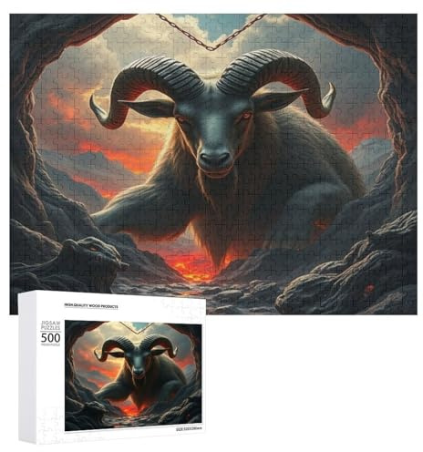 Ibex 500Pc Jigsaw Puzzles Adults Children Paisaje Edificio Jigsaws Post-Exam Relaxation Challenging Design Great Gift Students Stress Reliever 500 PCS