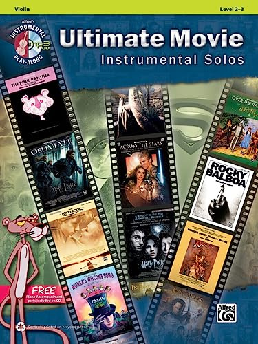 Ultimate movie instrumental solos: violin (book/cd) - recueil + enregistrement(s) en ligne: Violine/Geige (incl. Online Access)