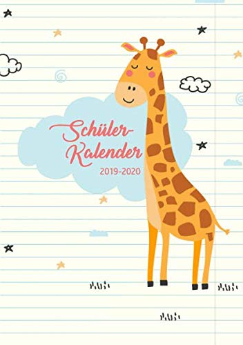 Schüler-Kalender 2019-2020: Für Unterricht, Schule und Freizeit, 07/2019 bis 12/2020