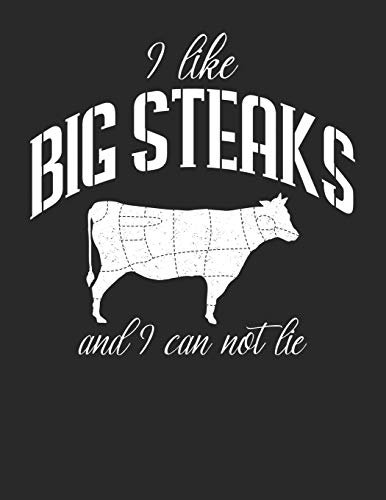 Mein Grillbuch: ♦ deine eigenen Grillrezepte auf einen Blick ♦ Vorausgefülltes Grillprotokoll für deine eigenen Rezepte und Fleisch-Kreationen ♦ ... Format ♦ Motiv: I like big steaks 13