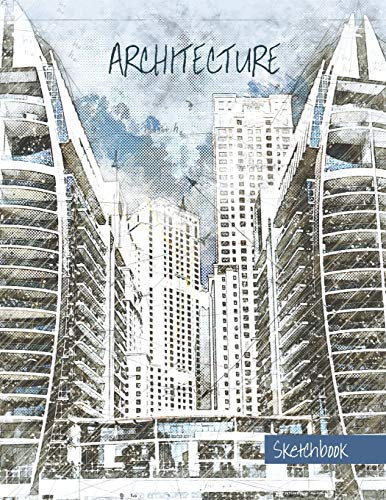 Architecture Sketchbook: Architects Drawing Notebook Ideal Sketch Pad Journal in Matte finish 8.5 x 11 Inches 120 Pages of Dot Grid Paper