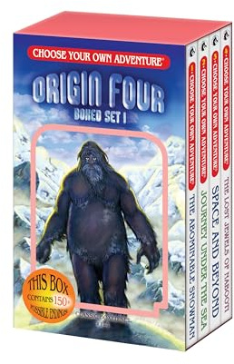 Choose Your Own Adventure 4-Book Boxed Set #1: Origin Four (The Abominable Snowman, Journey Under The Sea, Space And Beyond, The Lost Jewels of Nabooti)