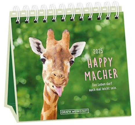 Tischkalender 2025 Happymacher: Tischkalender