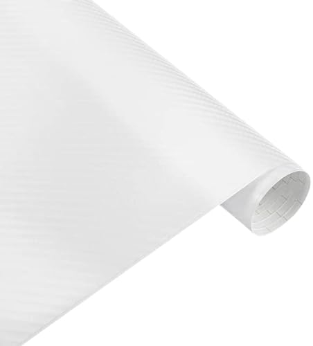 Könighaus (6,27€/m2 Transparent 3D Carbon Autofolie 300 x 152 cm blasenfrei mit Anleitung