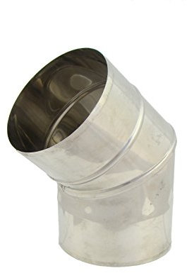 Bogen starr 45°, Edelstahl EW, verschiedene Durchmesser 180 mm
