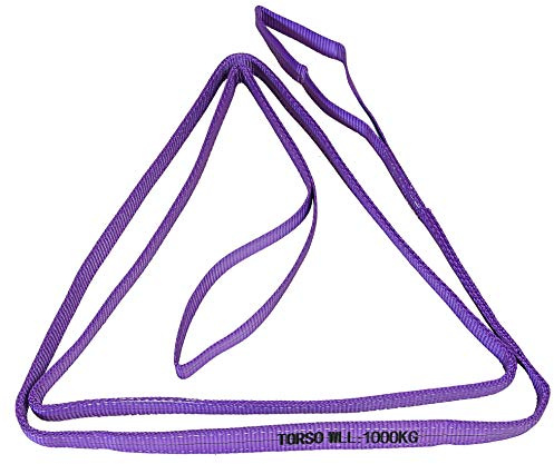 Pro-Lift-Werkzeuge 1 t Hebeband Länge 5 m mit 2 Schlaufen 2- lagig Hebegurt Rundschlinge Hebeschlinge Baumgurt Bergegurt Abschleppseil Schlupf 1000kg