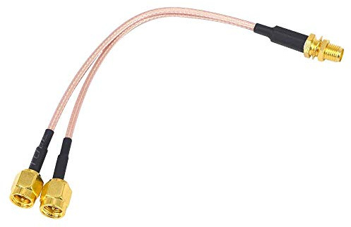 YILIANDUO SMA Splitter Buchse auf 2 Stecker Y-Kabel RG316 15cm für 4G/LTE | WiFi Antenne SMA kabel Koaxial für 4G LTE WiFi Router, Modems, Gateways, Hotspots und Antennenanwendungen.