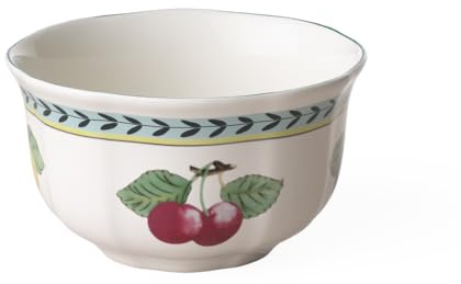 Villeroy und Boch French Garden Fleurence Schale, 700 ml, Premium Porzellan, Weiß/Bunt