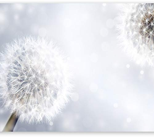 murando Fototapete selbstklebend Blumen 441x315cm Foto Tapete Tapetenfolie Möbelfolie Wandverkleidung Wandtapete Motivtapeten Bildtapete Wohnzimmer Schlafzimmer 3d Effekt Modern Pusteblume 10110906-56
