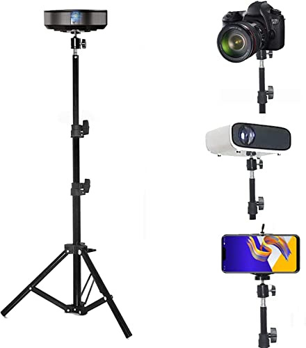 Projector Floor Stand, Portable Tripod Mount - Folding Stand for Projector, Camera, Webcam (18 to 40) - Supports Up to 3lbs (1.5kgs)