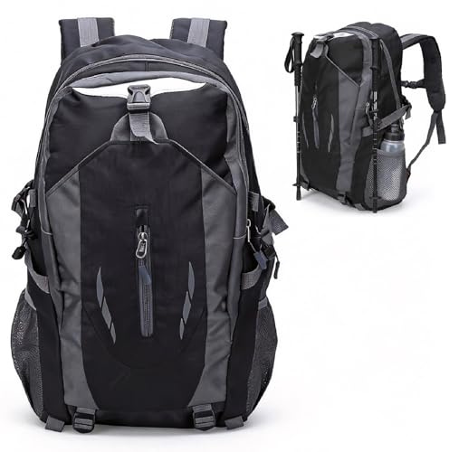 Natudeco 40L Sac à Dos de Randonnée Nylon Sac à Dos Pliable Ultraléger Sac à Dos D'Escalade Imperméable pour Homme Femme Randonnée Voyage Camping Cyclisme