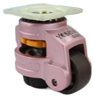 1 pieza 120F/ 120S Foma ajuste de nivel de rueda estilo de lujo 5 colores aplicables a electrodomésticos de muebles mecánicos (Color : 120F-Pink)