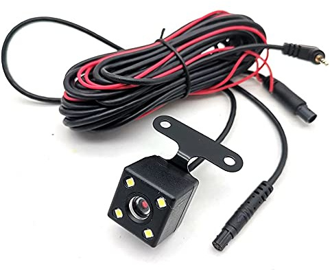 Frefgikty 1 Pezzo Telecamera Posteriore per Auto a 5 Pin, Grandangolo di 170 Gradi, Registrazione, Impermeabile, Visione Notturna, Telecamera per Parcheggio