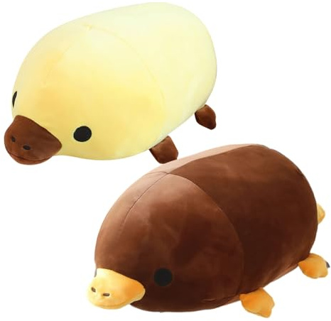 Lembeauty Peluche De Ornitorrinco | 17.7Inch Peluche De Animal De Pi-co De Pato Figura De Dibujos Animados | Suave Y Esponjoso Ornitorrinco Figura Mimoso Almohada De Felpa para Los Fans De Los Niños