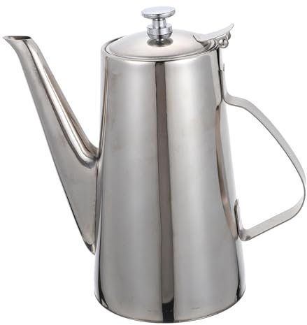 Cabilock Pichet D'eau Froide En Acier Inoxydable Décanteur D'eau Bidon De Vinaigre Pichet Deau Flacon Distributeur Dassaisonnement Pichets à Café Soja Agent De Retenue Liquide