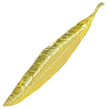 1 st rökelsehållare, metall blad båt rökelsebrännare aska samlare, rökelse aska samlare, rökelsepinnar hållare bladbåt, vintage Bodhi blad asksamlare, för hem te hus tillbehör