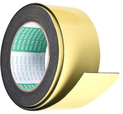 MACHSWON Lot de 1 ruban adhésif en mousse EVA résistant aux intempéries pour isolation des fenêtres, des portes et des voitures - 50 mm de large et 1 mm d'épaisseur - 5 m de long