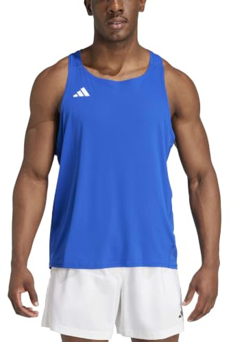 adidas Men's Adizero Essentials Aeroready Running Singlet T-Shirt
