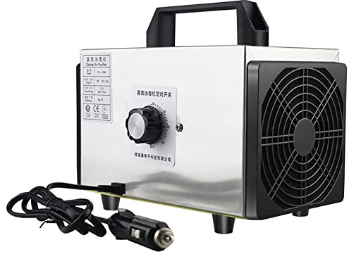 Purificador de aire generador de ozono para el hogar y el coche, salida de 10000 mg/h con cable de encendedor, elimina olores en garajes, hoteles, cocinas y zonas de mascotas