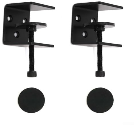 HOHOVYVY Soportes ajustables de acero con función de sujeción para estantes y mesas, capacidad de carga máxima de 40 kg, adecuado para cocina, oficina, tienda o cafetería