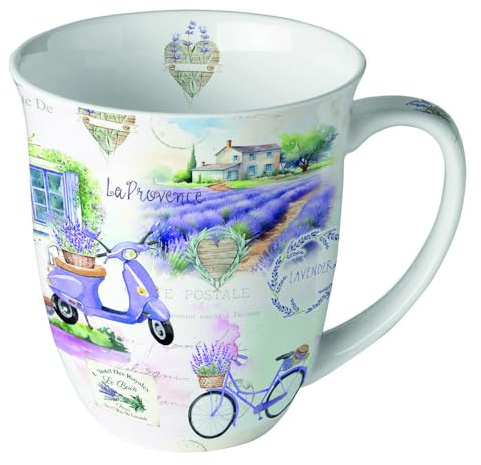 Ambiente - Taza de porcelana fina (400 ml)