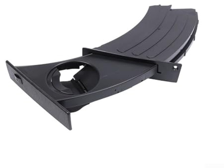 Feeshoppher Vänster kopphållare svart vänster kopphållare för BMW E60-serien 525i 528i 535i 545i 550i M5 xDrive 2004-2010 OEM 51459125622 dryckeshållare i plast
