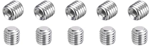 QUARKZMAN 10 tornillos prisioneros M10-1, 5 x 10 mm de acero inoxidable 304 | con punta de copa y cabeza Allen, con hexágono interior, para reparación de accesorios de baño muebles