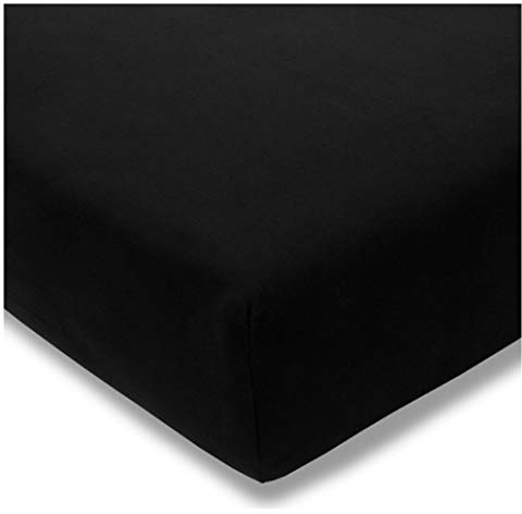Estella Spannbettlaken 90x200-120x220 cm 900 Schwarz