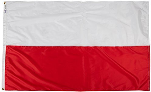 Annin Flagmakers 196828 Nylon Solarguard Nyl-GLO Polonia Bandiera, 4 x 6 