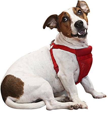 Dog Comfort Harness – No Pull & No Choke Design, Soft Padded Mesh Vest for Comfort, Unique Rolled Nylon Soft Dog Harness with Adjustable Straps, Comfortable Dog Harness by Sporn Pet