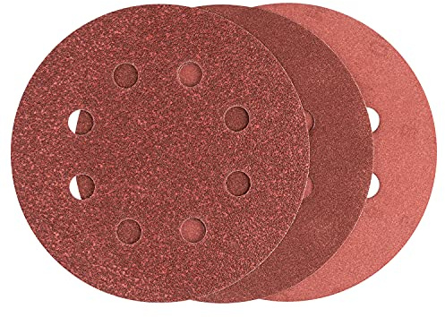 Bosch Home and Garden 25-teiliges Schleifblatt-Set für Exzenterschleifer, 115 mm, Körnung 80, 120, 240, 2607019496