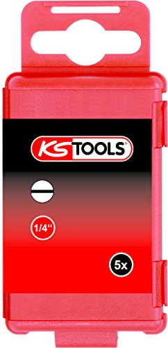 KS Tools 918.3351 Inserto TORSIONpower 1/4 a intaglio, 75 mm, 3 mm, confezione da 5