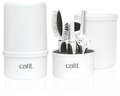 Catit Bürsten-Set für langhaarige Katzen, Bürsten für Langhaarkatzen