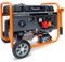KnappWulf KW7300 3-phasen Benzin Generator Notstomaggregat 6,3kW Stromerzeuger mit 25L Kraftstofftank Orange