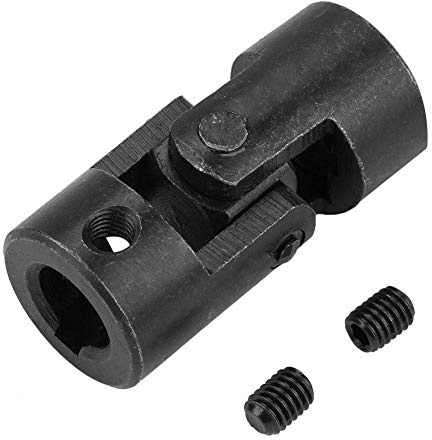 12mm Kardangelenk Wellenkupplung Motoranschluss DIY Lenkung Universalgelenk mit Nut 12 × 24 × 51mm Kreuzgelenk
