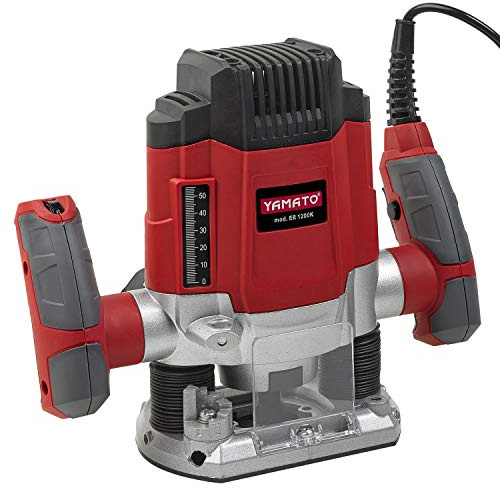 OX Tools - Fresadora Electrica Yamato 1200 W. Con Maletin