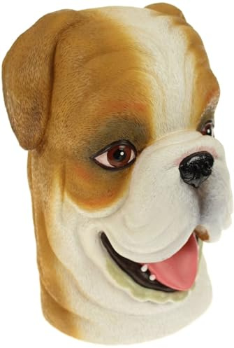 Rotary Hero Bulldogge Taschentuchbox Taschentuchspender Kosmetiktücher Box - Badezimmer Deko - 21x16x27.5 cm