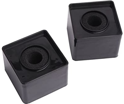 Milisten 2pcs Prop Microphone Branding Cube Desk R Microphone Flag Interview Mic Cube Logo Station Logo Stand Injection Molding Table Square