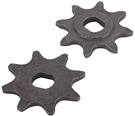 Electric Scooter 8 Tooth Sprocket 410 Chain Motor 1/2Inch X1/8Inch Engine Chain Pinion 8T Gear Compatible With My1020 Motor