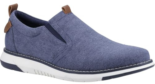 Hush Puppies Male Benny Slip On Shoe, Navy, 9
