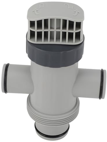 Yusat Dual Split Hose Plunger Valve for Intex 11872 Plastic Pool Part Accessory Attachment for Above Ground Pool and Pool Pump Maintenance
