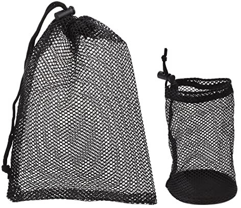 KITANDOVE 2stücke Praktische Golfball-netztasche Tragbare Aufbewahrung Für Golf Tennis Und Baseball-bälle Aus Hochwertigem Mit Kordelzugverschluss Atmungsaktiv Und Leicht Für Sport Und