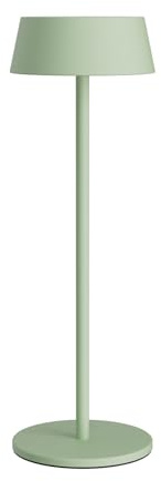 K-Bright 1 Stück LED Akku Tischleuchte 32.5cm aus Aluminium Grün